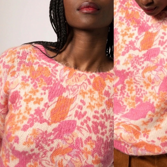 NWOT Frnch Paris Mohair Blend Sweater Size S/M - Picture 4 of 6